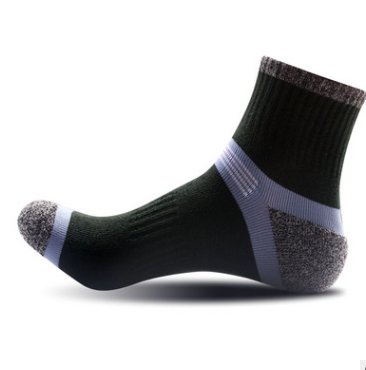 Men Socks Conventional Sports Socks Breathable Sweat Absorbing Deodorant Cotton Outdoor Men Basketball Sports Socks Outdoor - Muhaab