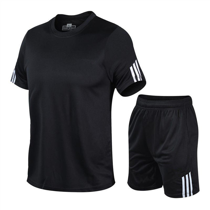 Men Sports Suit Track Suit Running Suit Gym Two Piece Quick Drying Clothes - Muhaab