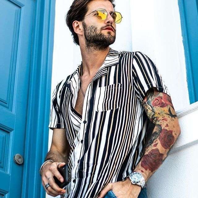 Men Summer Holiday Hawaiian Shirts - Muhaab