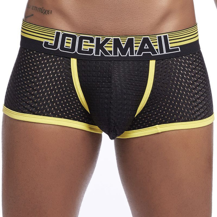 Men Underwear Boxer Breathable Mesh boxe - Muhaab