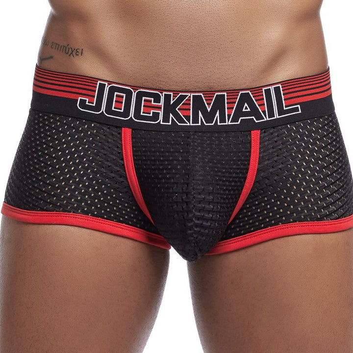 Men Underwear Boxer Breathable Mesh boxe - Muhaab