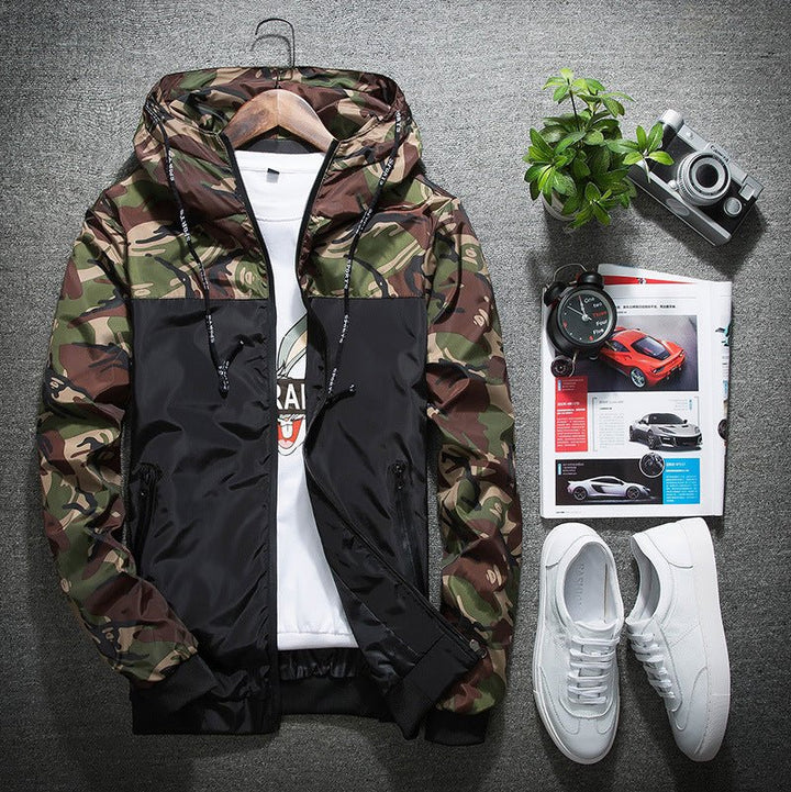 Men's Camouflage Lightweight Hoodies - Muhaab