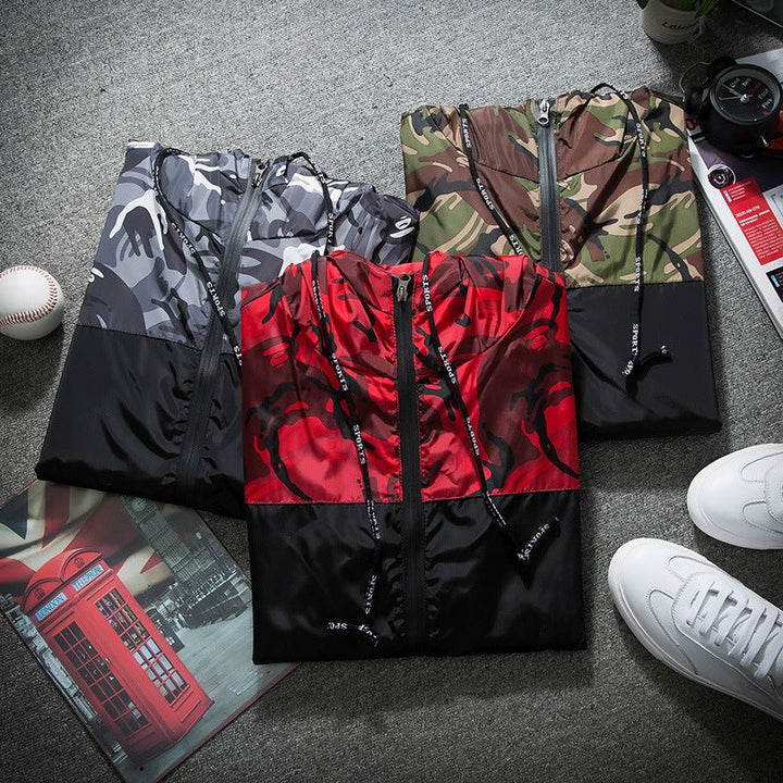 Men's Camouflage Lightweight Hoodies - Muhaab