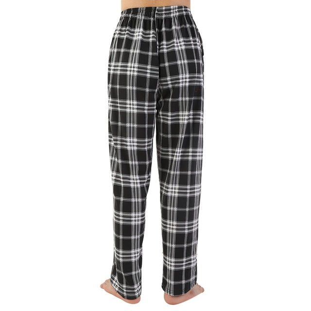 Men's Check Cotton Sleep Bottoms - Muhaab