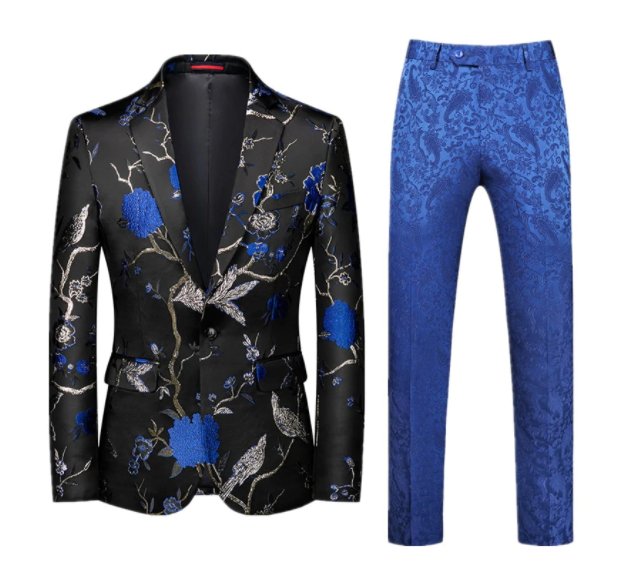 Men's Fashion Suits Personality Stage Performance - Muhaab