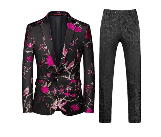 Men's Fashion Suits Personality Stage Performance - Muhaab