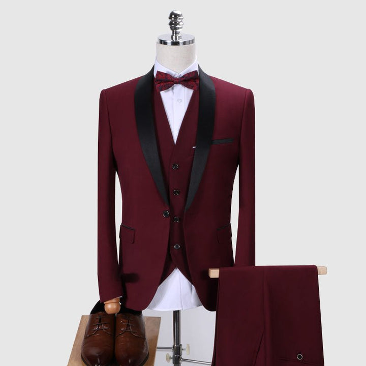 Mens Suits 3Pcs Formal Casual Slim High Quality Stylish Sets - Muhaab