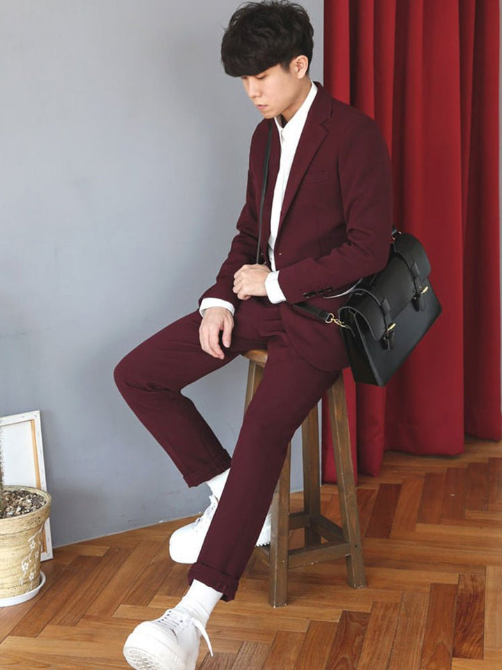 Men's Suits, Formal Wear, Casual Korean Style Autumn Professional Fit - Muhaab