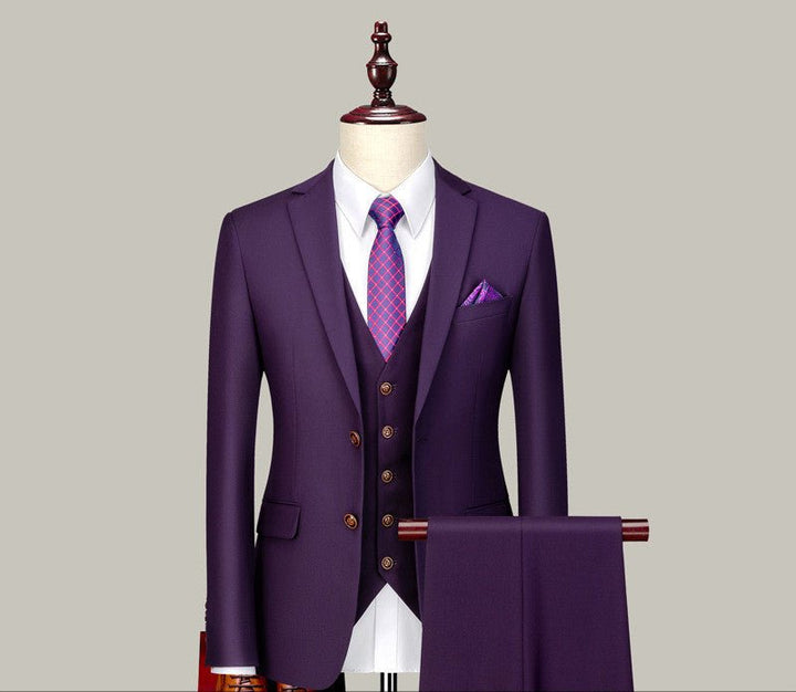 Men's Three-piece Suits For Groomsmen - Muhaab