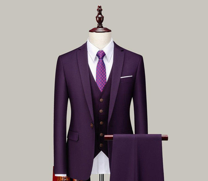 Men's Three-piece Suits For Groomsmen - Muhaab