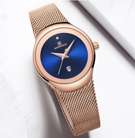 Mesh Small Dial Quartz Watch - Muhaab