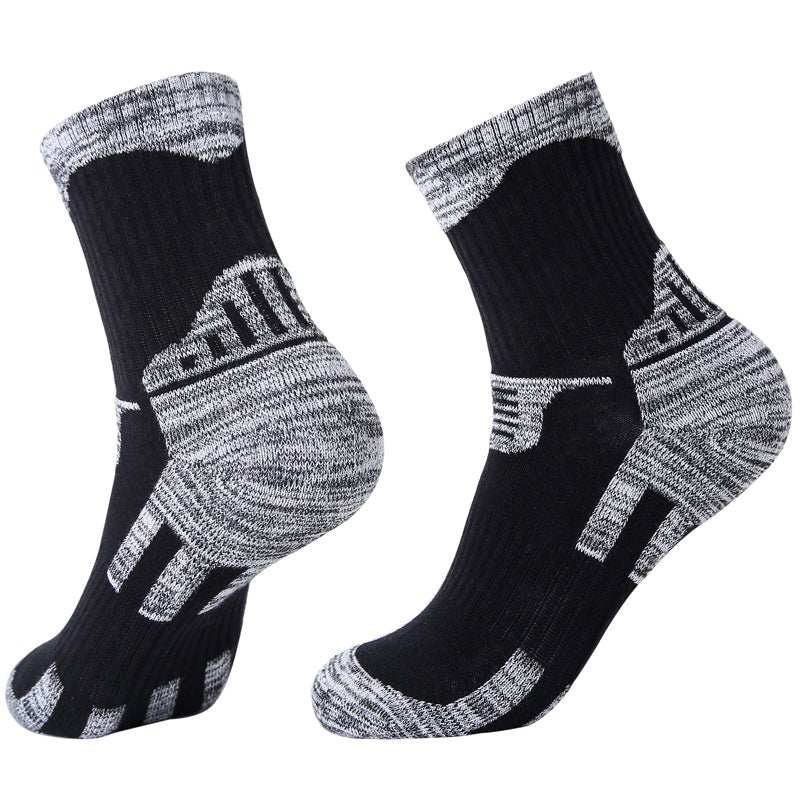 Mountaineering Socks Hiking Sports Socks Men And Women Short Tube Sweat Absorption - Muhaab