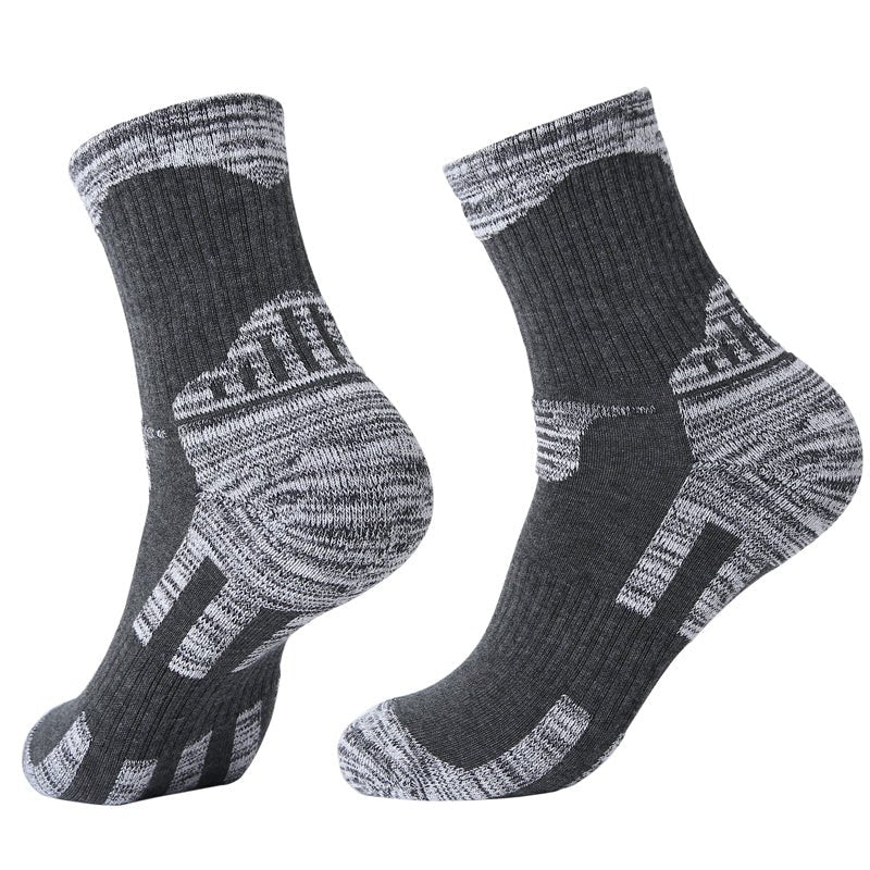 Mountaineering Socks Hiking Sports Socks Men And Women Short Tube Sweat Absorption - Muhaab