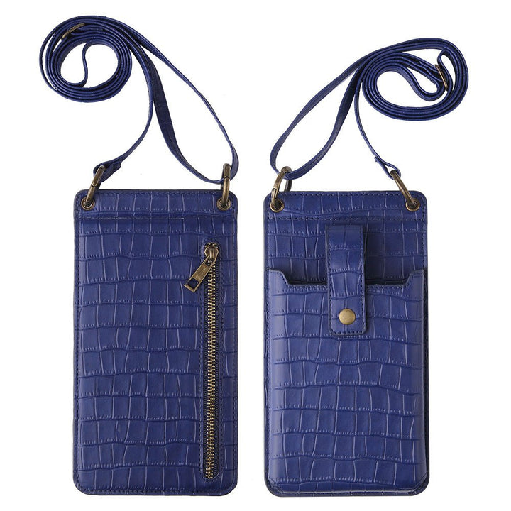 Multi-function Crossbody Bags For Mobile Phone Crocodile Pattern Wallet Card Holder - Muhaab