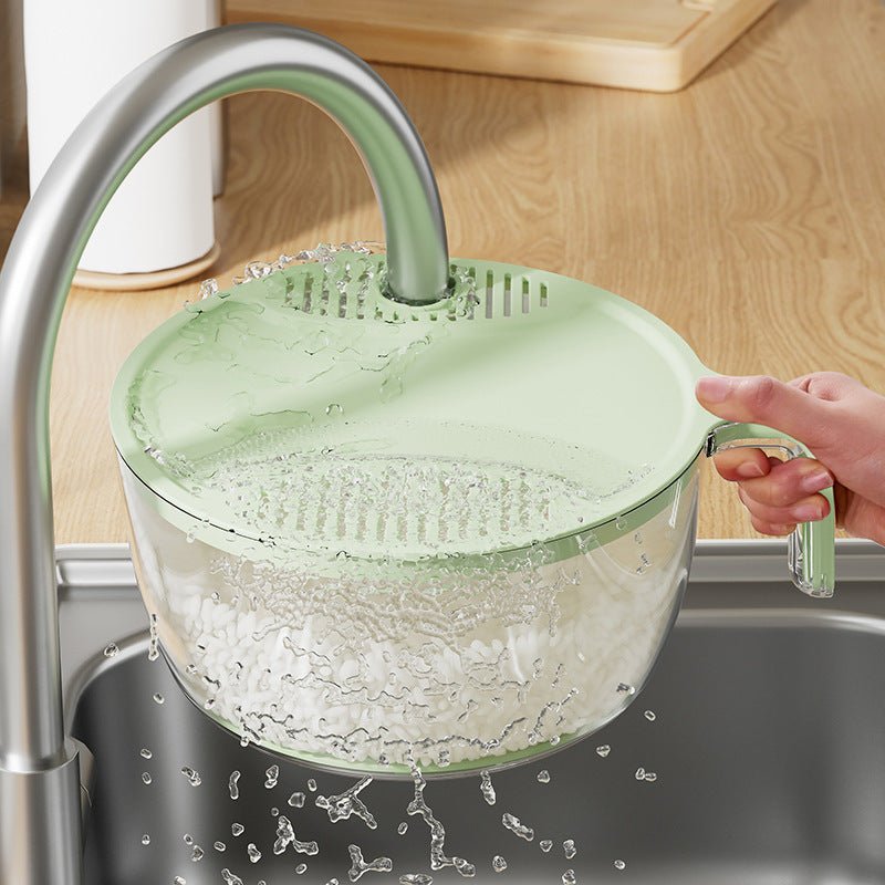 Multifunctional Drainage Basin For Domestic Kitchen Rice Fruit Washing Basket Vegetable Basket Wash Multi Function Kitchen Gadgets - Muhaab