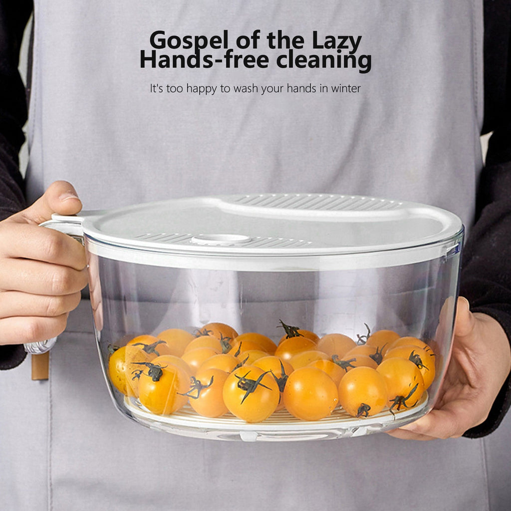 Multifunctional Drainage Basin For Domestic Kitchen Rice Fruit Washing Basket Vegetable Basket Wash Multi Function Kitchen Gadgets - Muhaab