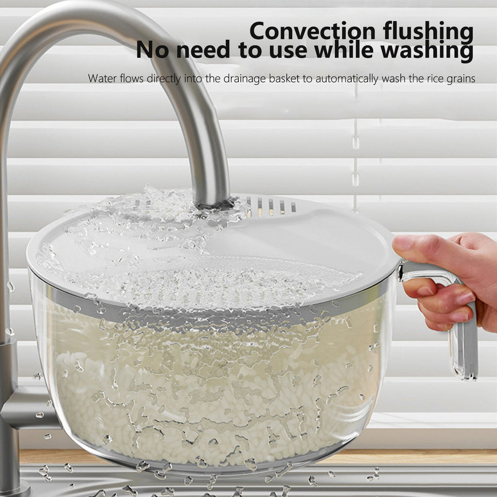 Multifunctional Drainage Basin For Domestic Kitchen Rice Fruit Washing Basket Vegetable Basket Wash Multi Function Kitchen Gadgets - Muhaab