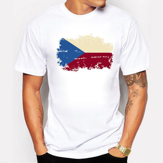 National Flag Mens T Shirts Short Sleeve - Muhaab