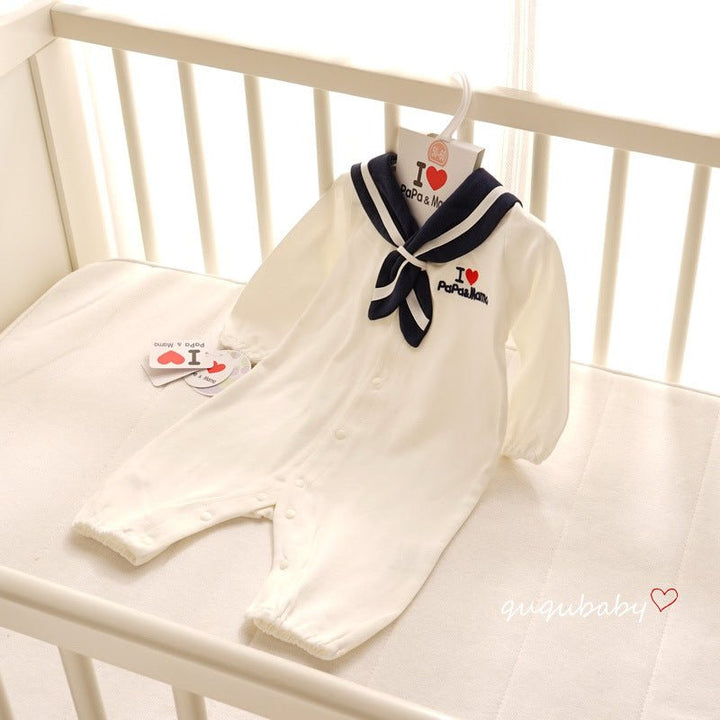 Navy Style Baby Clothes Newborn Clothes Baby Onesies - Muhaab