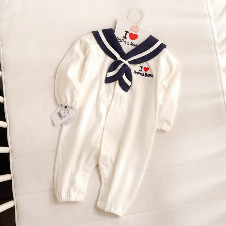 Navy Style Baby Clothes Newborn Clothes Baby Onesies - Muhaab