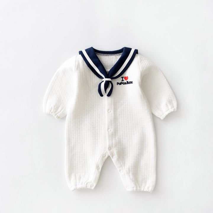 Navy Style Baby Clothes Newborn Clothes Baby Onesies - Muhaab