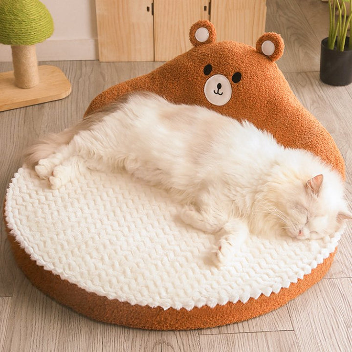 Nest Winter Sleeping With Cat Bed Mat Pet Supplies - Muhaab