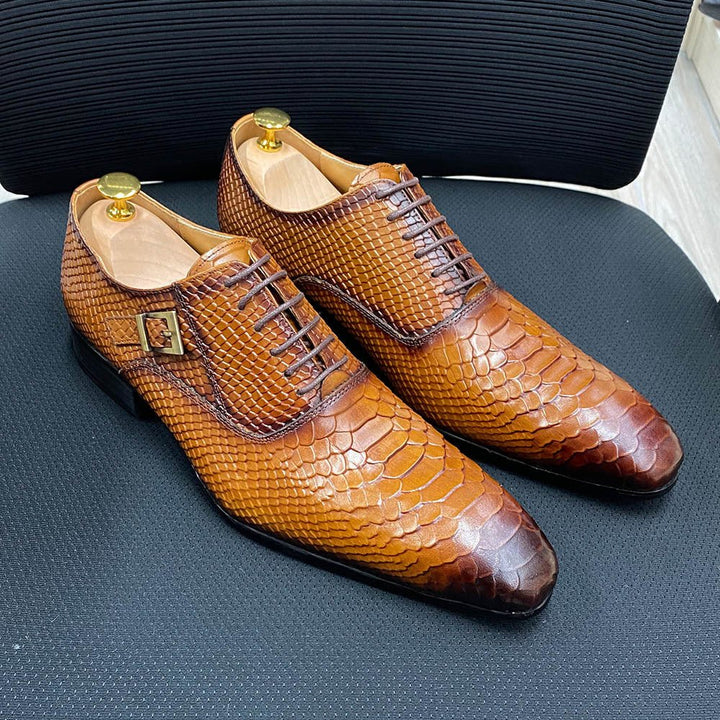 New Business Formal Leather Shoes For Men - Muhaab