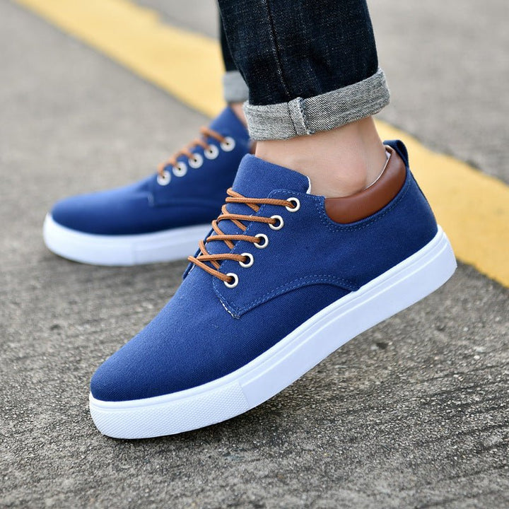 New Canvas Shoes Men Big Shoe 46 47 Man Sneakers Shoes - Muhaab