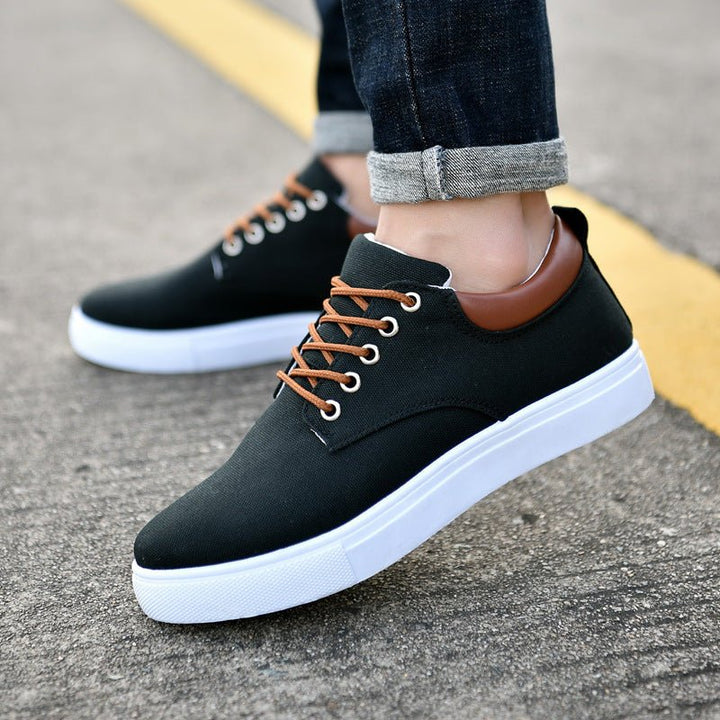 New Canvas Shoes Men Big Shoe 46 47 Man Sneakers Shoes - Muhaab