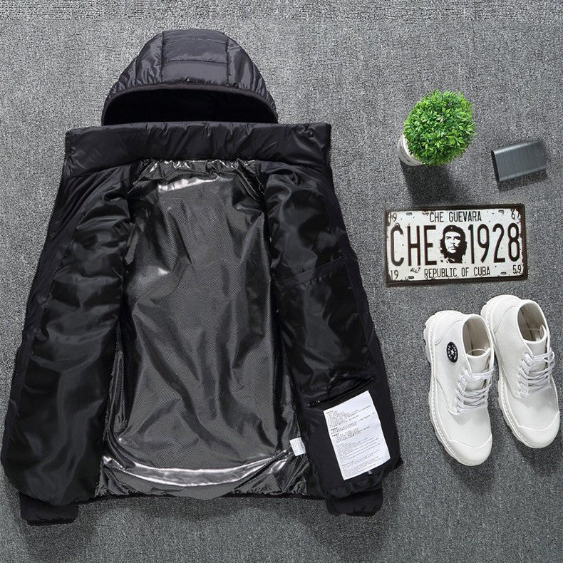 New Heated Jacket Coat USB Electric Jacket Cotton Coat Heater Thermal Clothing Heating Vest Men's Clothes Winter - Muhaab