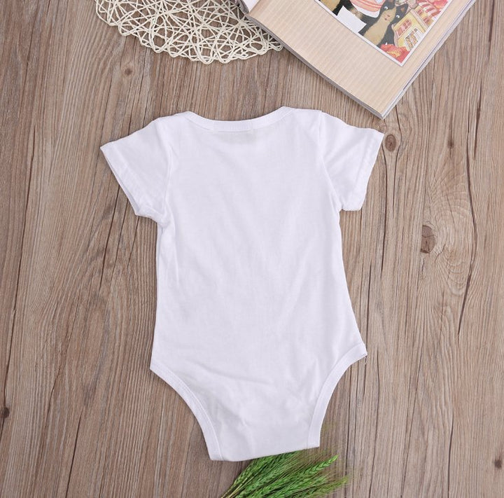 New Infant Baby By Boy Clothes Girl Babygrowth Playsuit Romper I Hooked Daddys Heart Newborn Baby Clothes UNISEX BABY Rompers - Muhaab