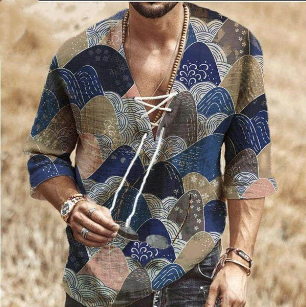 New Large Size Loose Hot style Men Shirts Male T Shirts - Muhaab