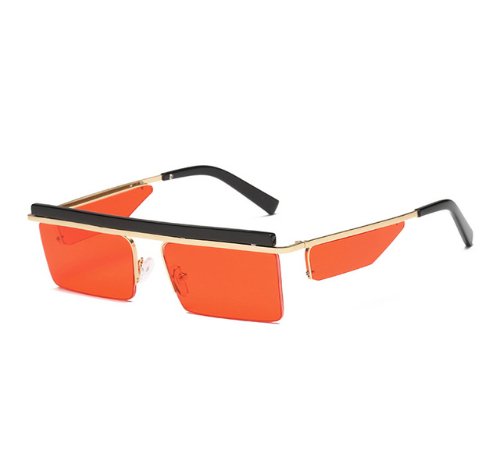 New sunglasses 1523 European and American personality men and women sunglasses frameless square ocean sunglasses - Muhaab