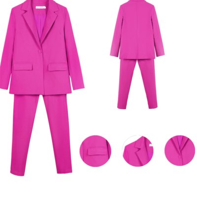 New Work Pant Suits Piece Set For Women Business Interview - Muhaab