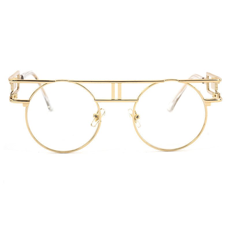 NewSteampunk Sunglasses Women Round Men Gothic Vintage - Muhaab