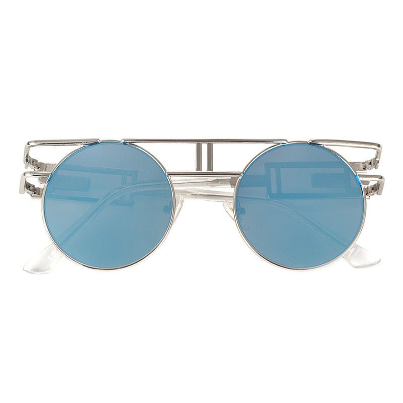 NewSteampunk Sunglasses Women Round Men Gothic Vintage - Muhaab