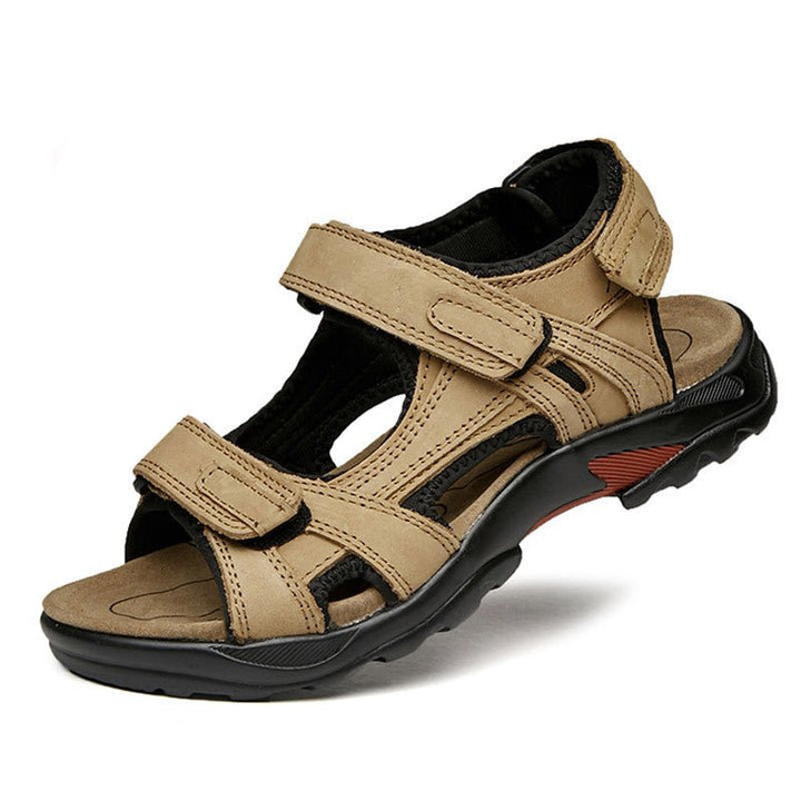 Outdoor Sandals Beach Leather Roman Sandals - Muhaab