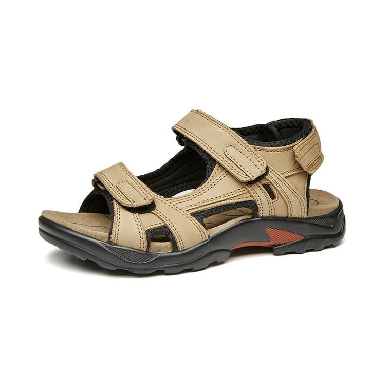 Outdoor Sandals Beach Leather Roman Sandals - Muhaab