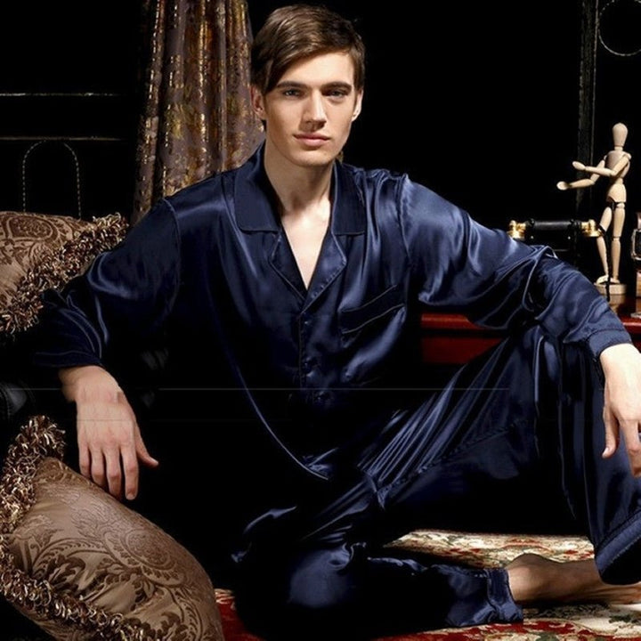 Pajamas Nightgown Loose Homewear Men Winter Sleepwear - Muhaab