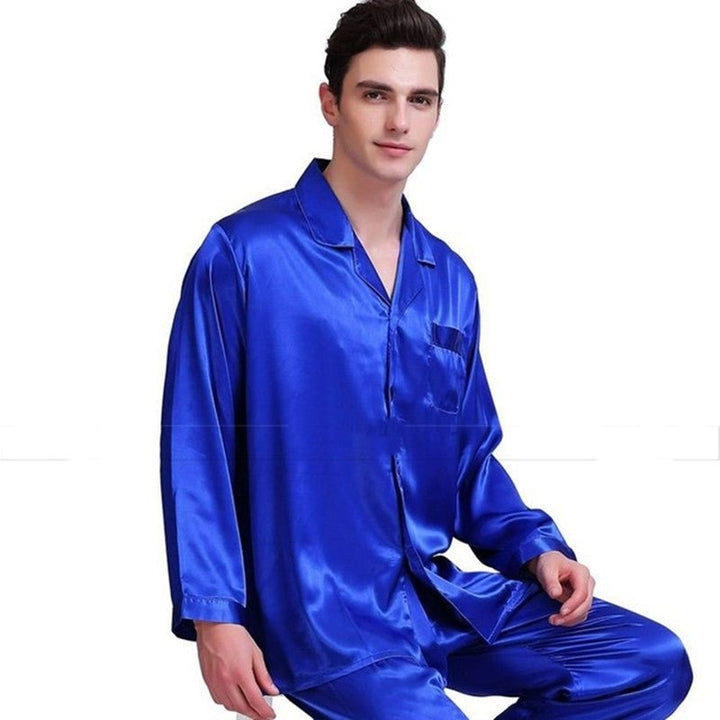 Pajamas Nightgown Loose Homewear Men Winter Sleepwear - Muhaab