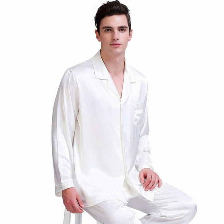 Pajamas Nightgown Loose Homewear Men Winter Sleepwear - Muhaab