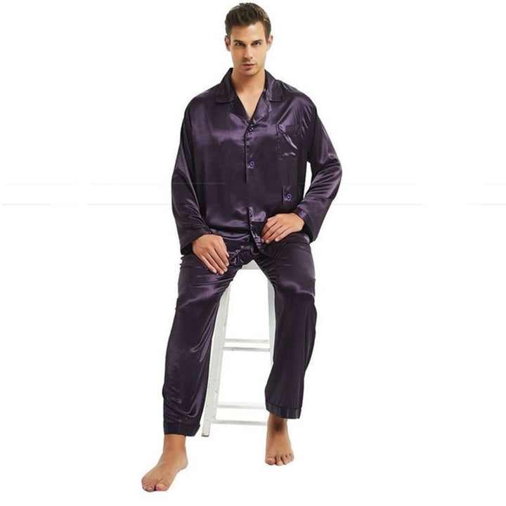 Pajamas Nightgown Loose Homewear Men Winter Sleepwear - Muhaab