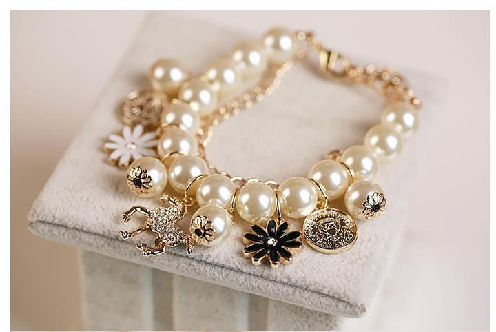 Pearl Flower Bracelet Jewelry - Muhaab