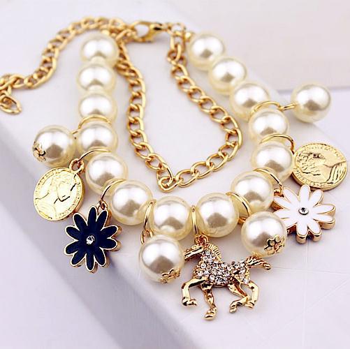 Pearl Flower Bracelet Jewelry - Muhaab