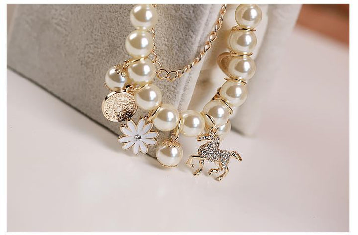 Pearl Flower Bracelet Jewelry - Muhaab