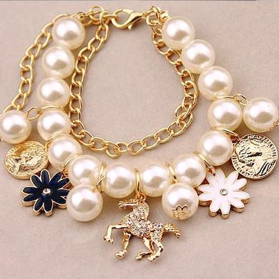 Pearl Flower Bracelet Jewelry - Muhaab