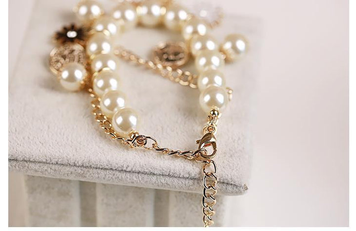 Pearl Flower Bracelet Jewelry - Muhaab