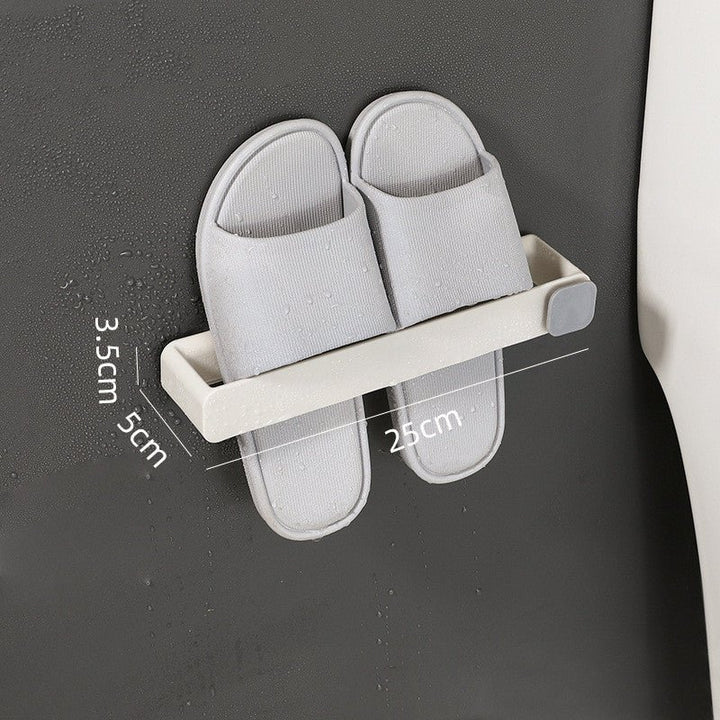 Perforation-free Wall Hanging Bathroom Slippers Rack - Muhaab