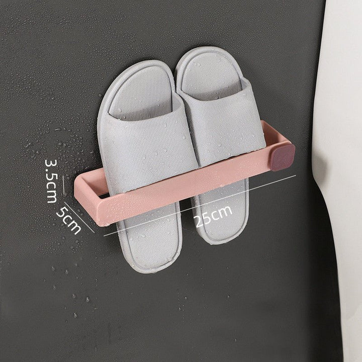 Perforation-free Wall Hanging Bathroom Slippers Rack - Muhaab