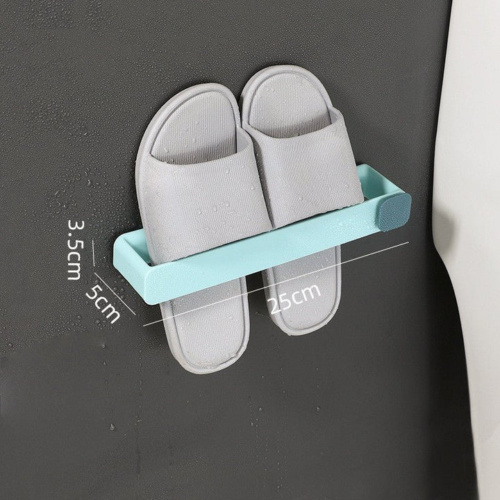 Perforation-free Wall Hanging Bathroom Slippers Rack - Muhaab